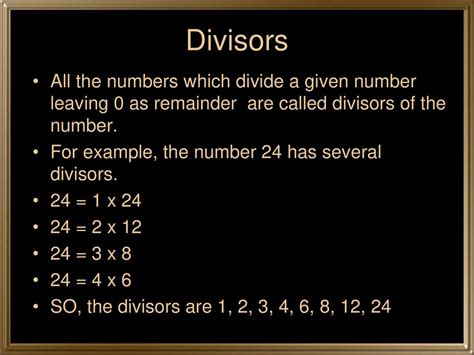 all divisors of 12.